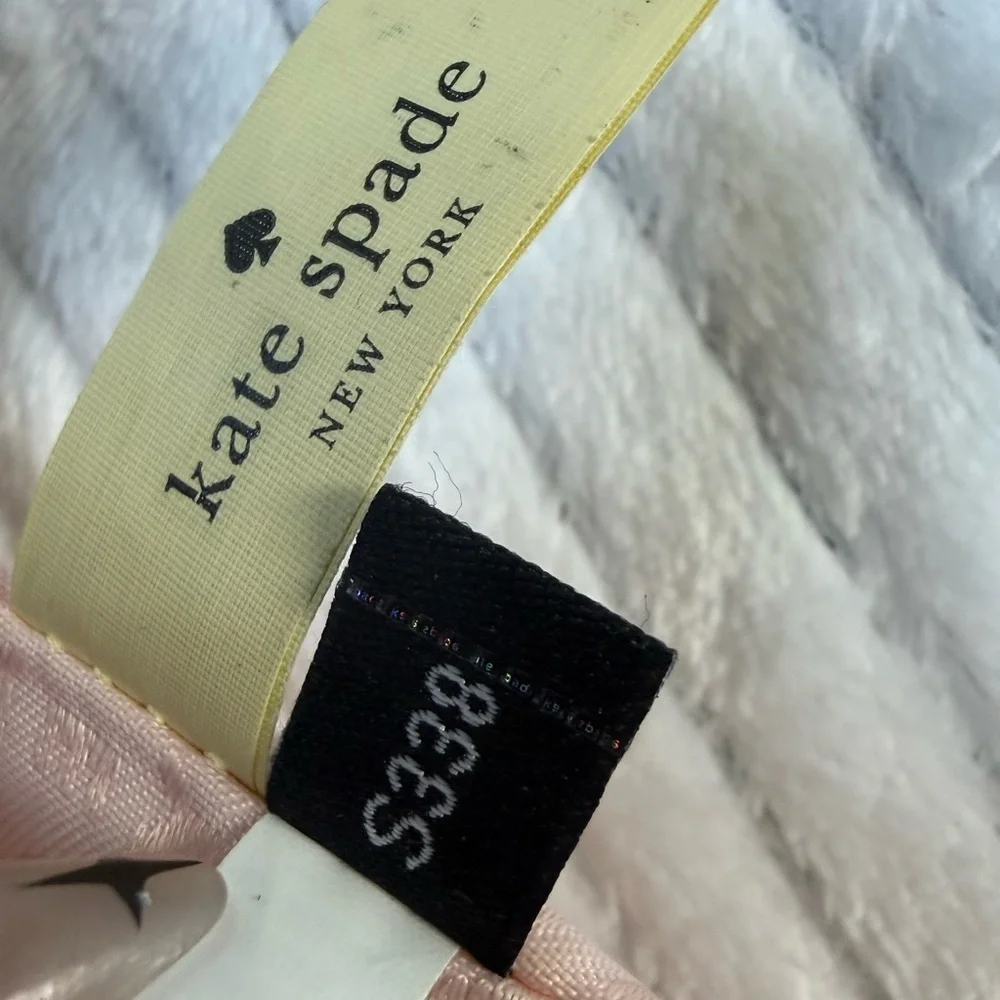 Kate Spade Elegant Tan/Pink Leather Shoulder Bag